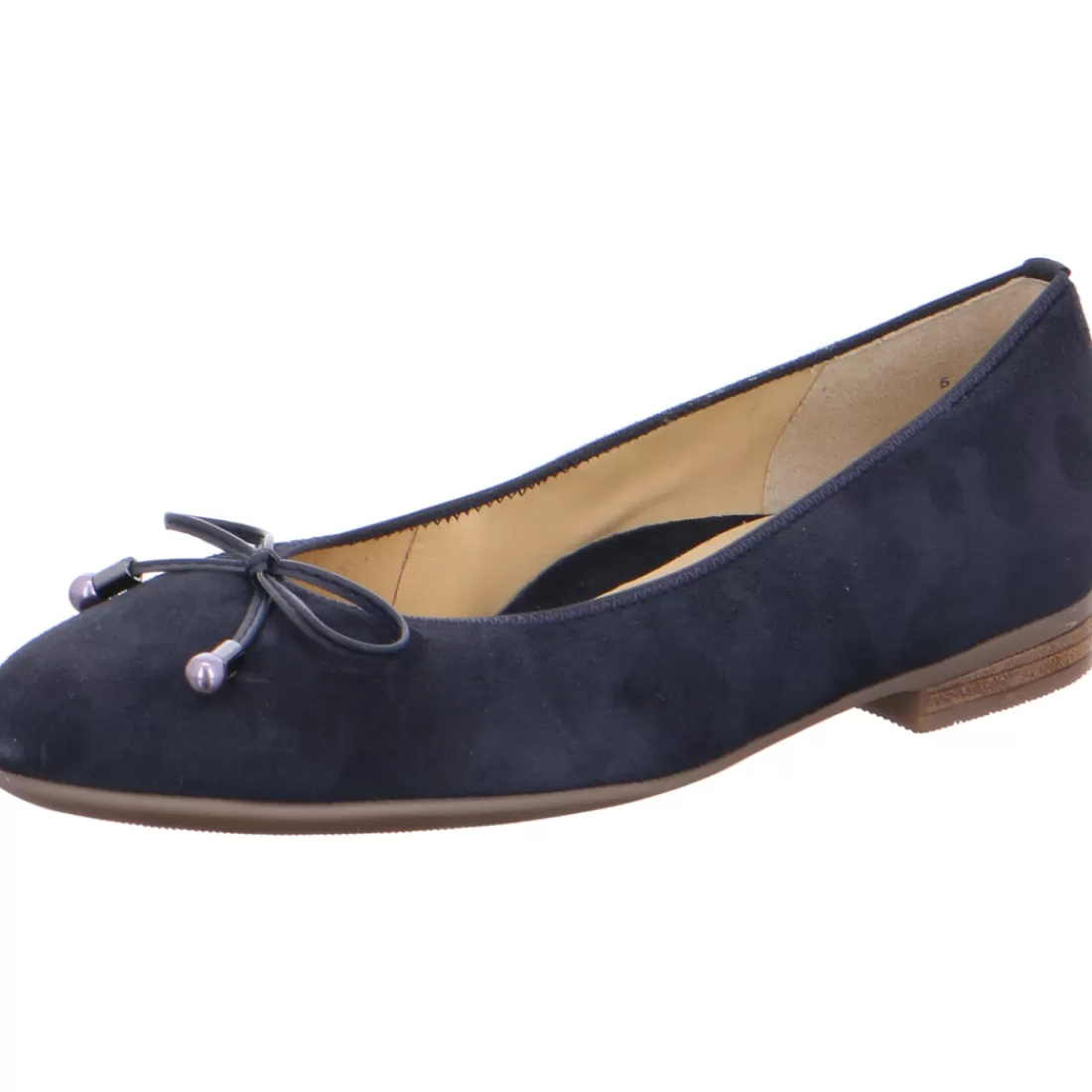 Trendfarben Sand + Dunkelblau | Elegante Herbstmodelle<ara Shoes Ballerina Sardinia blau