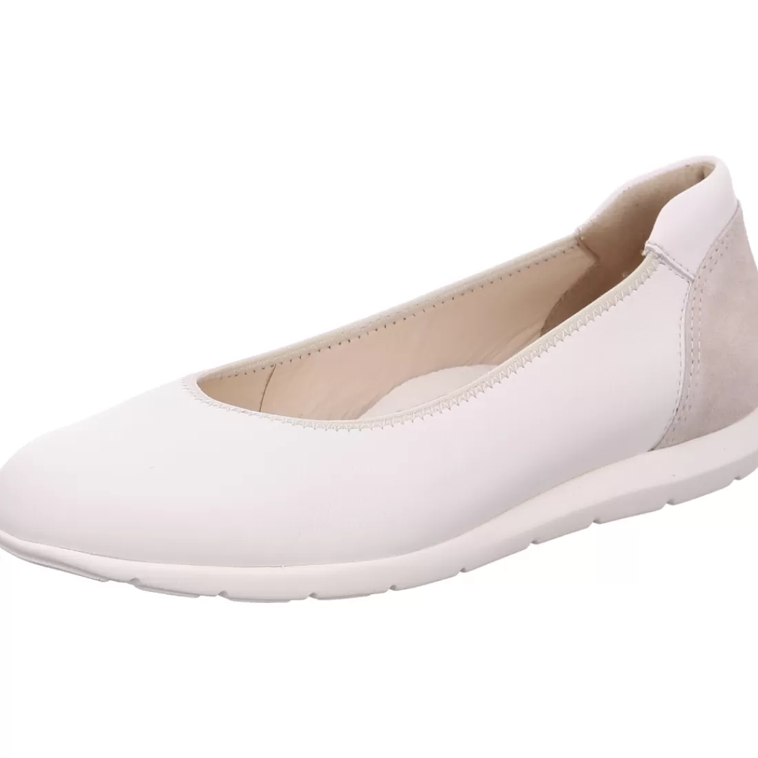 Pastelltöne | Cognac and Cream<ara Shoes Ballerina Sardinia cream weiß