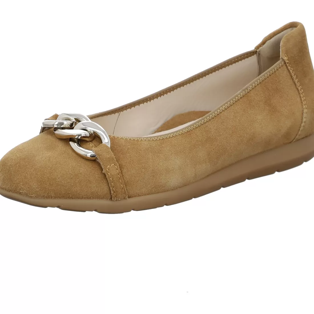 Cognac and Cream | HighSoft<ara Shoes Ballerina Sardinia rum braun