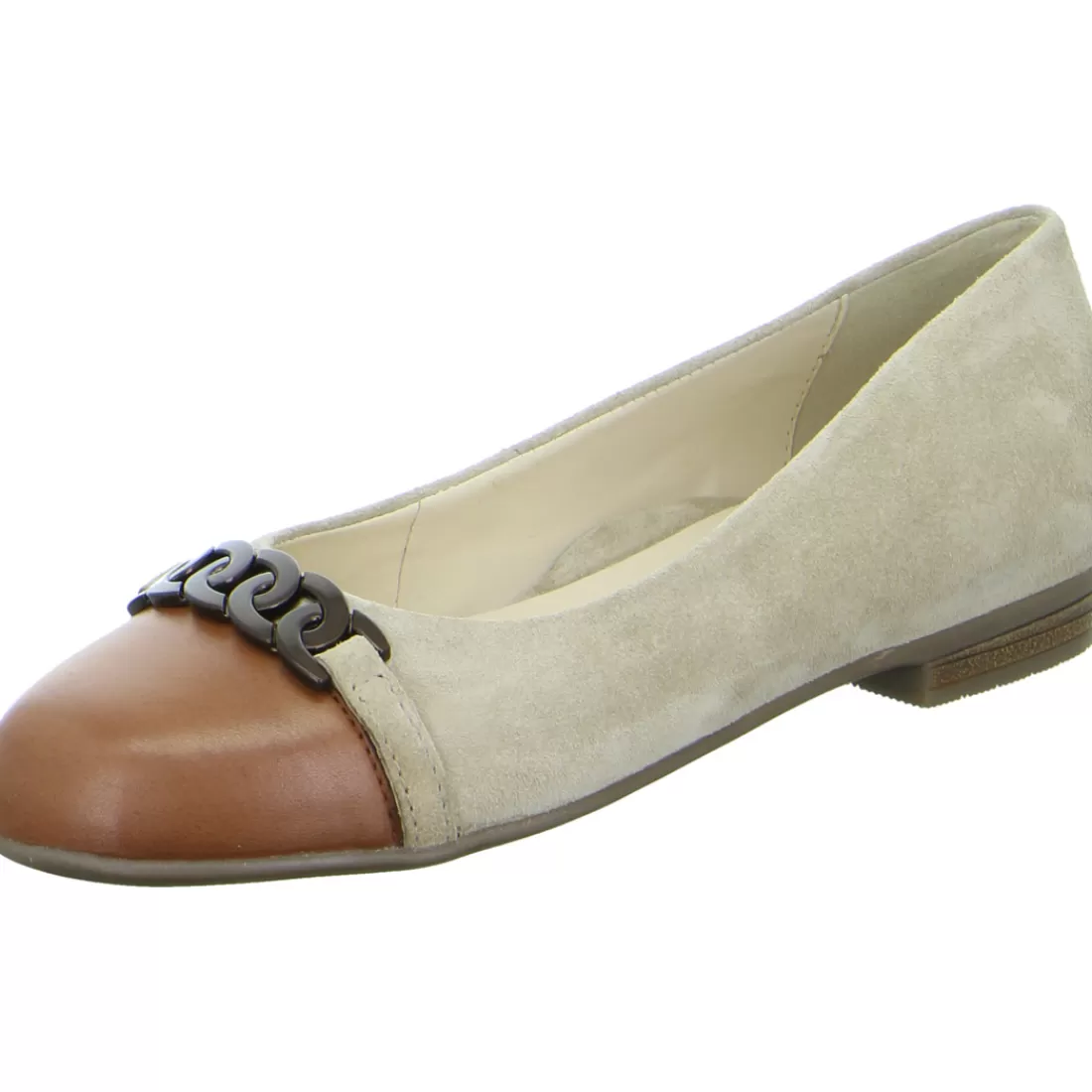 Elegante Herbstmodelle | Ballerinen<ara Shoes Ballerina Sardinia sand brandy beige