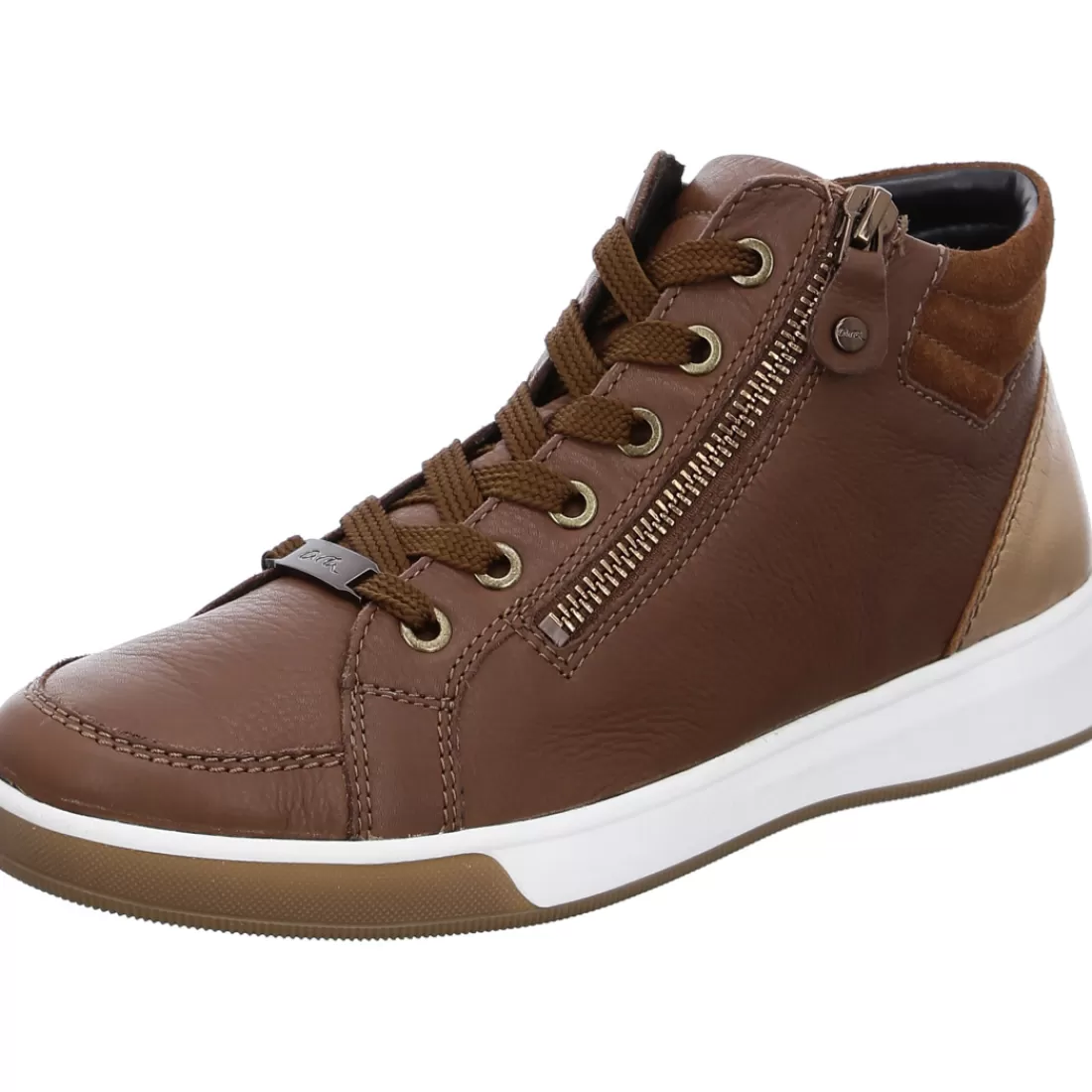 HighSoft | Schnürer<ara Shoes Hightop Sneaker Rom nuts whisky braun