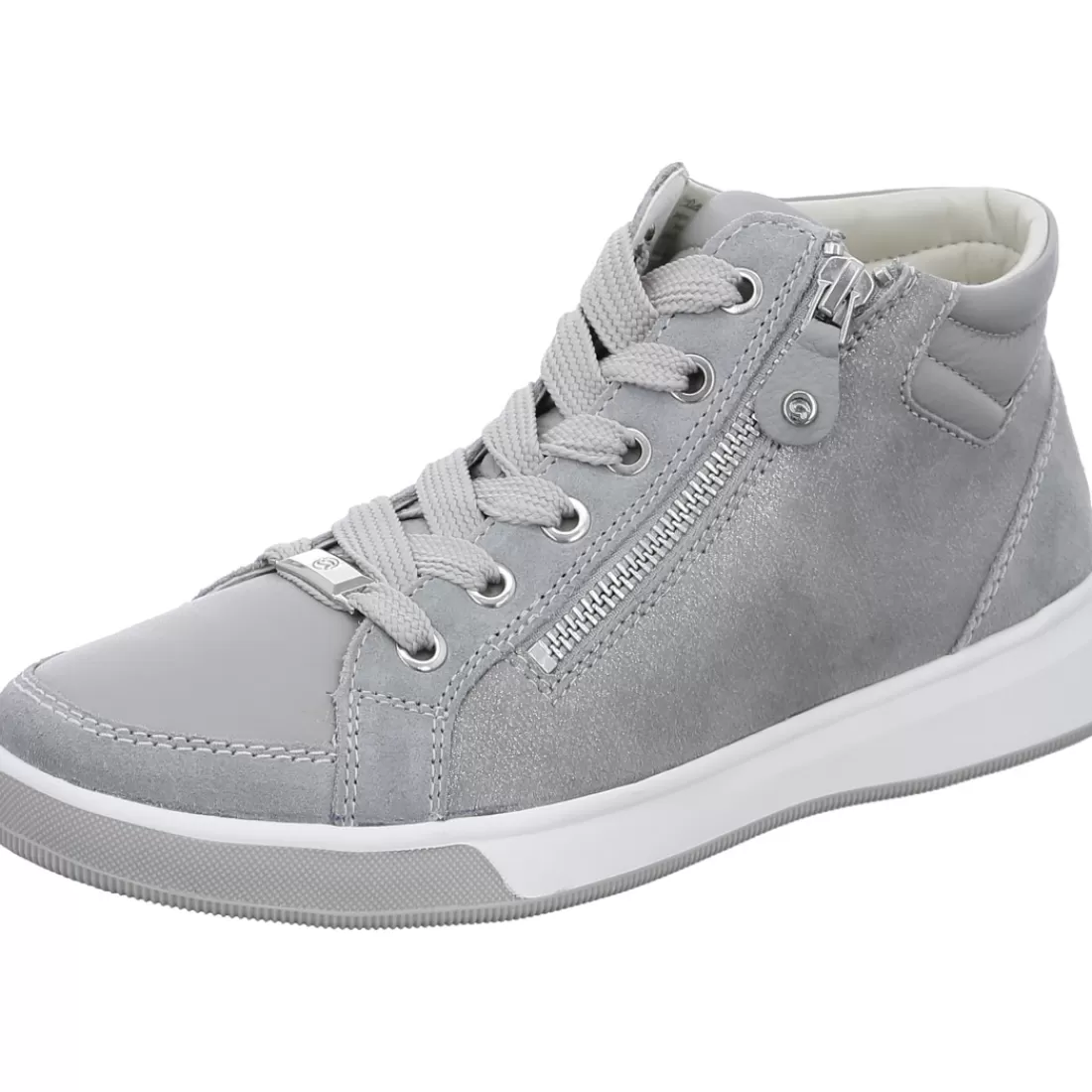 HighSoft | Schnürer<ara Shoes Hightop Sneaker Rom oyster grau