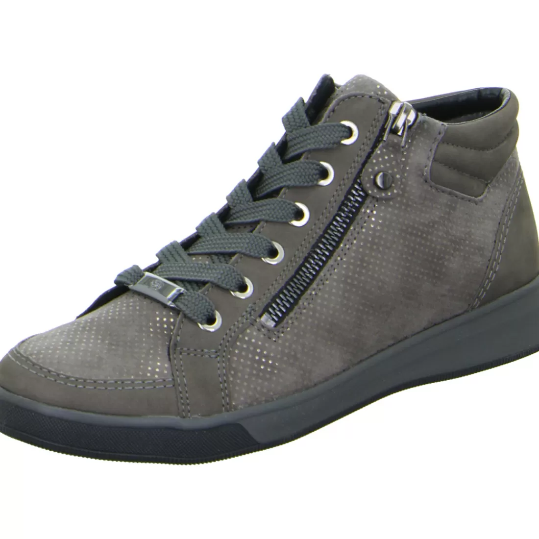 HighSoft | Schnürer<ara Shoes Hightop Sneaker Rom street grau