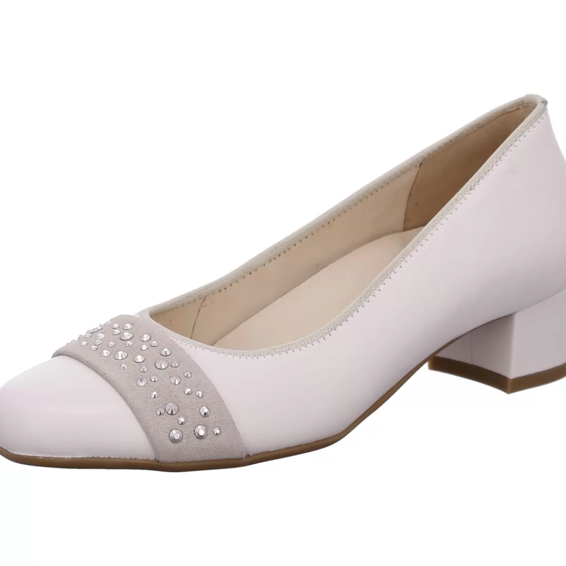 Pastelltöne | Cognac and Cream<ara Shoes Pumps Nizza cream shell offwhite