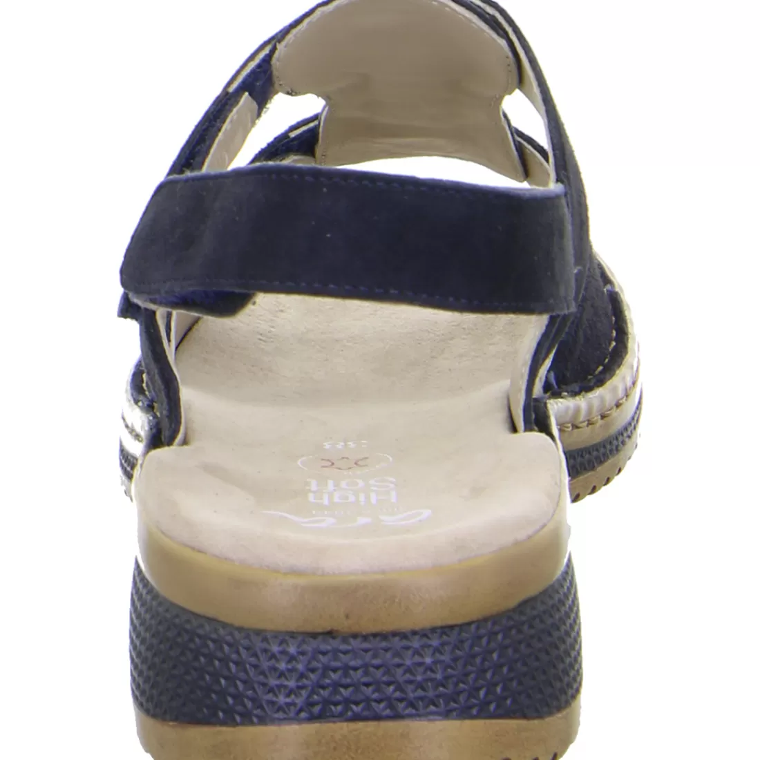 Trendfarben Sand + Dunkelblau | HighSoft<ara Shoes Sandale Hawaii blau