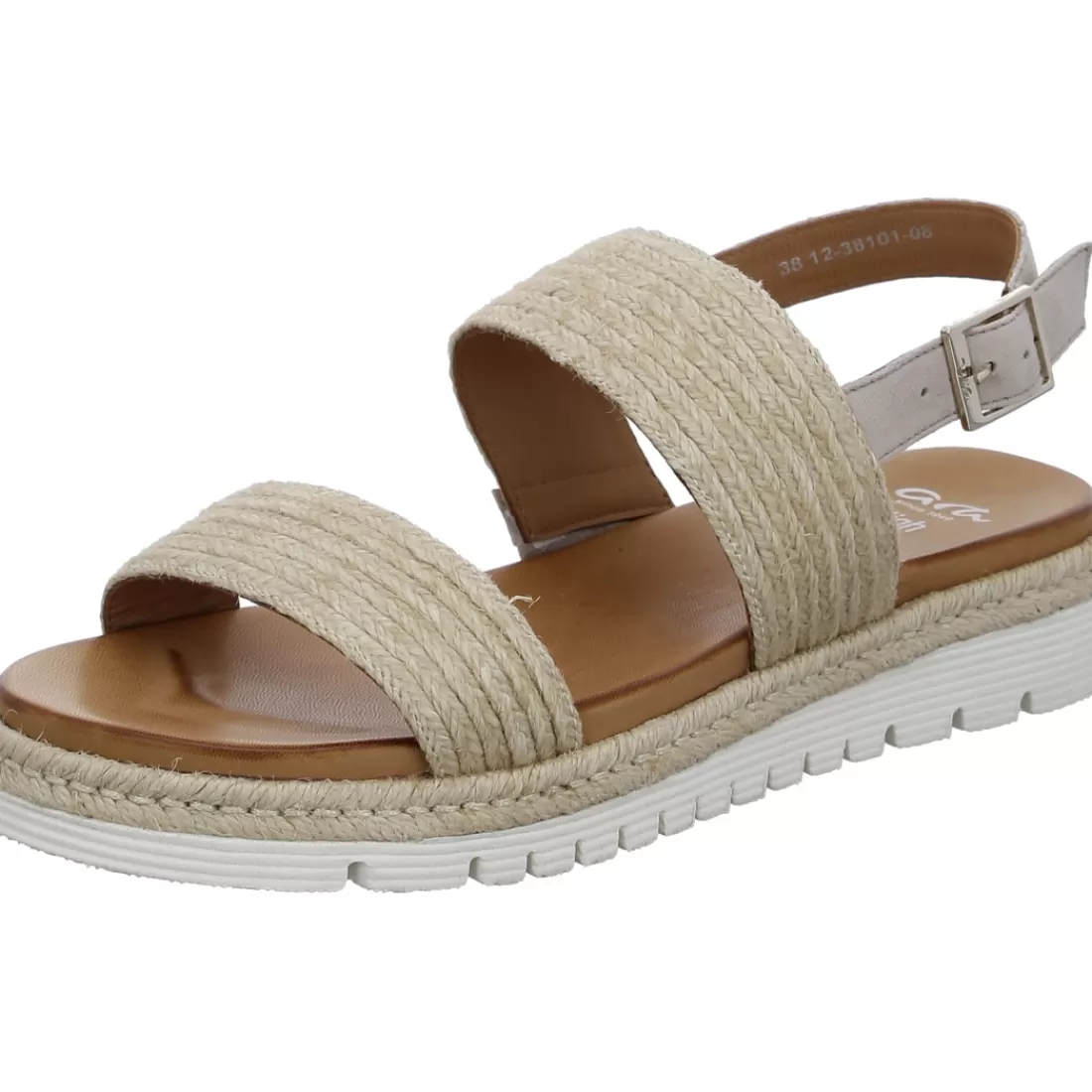 Trendfarben Sand + Dunkelblau | HighSoft<ara Shoes Sandale Jamaika natur sand beige