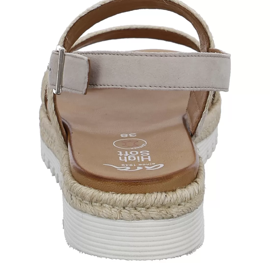 Trendfarben Sand + Dunkelblau | HighSoft<ara Shoes Sandale Jamaika natur sand beige