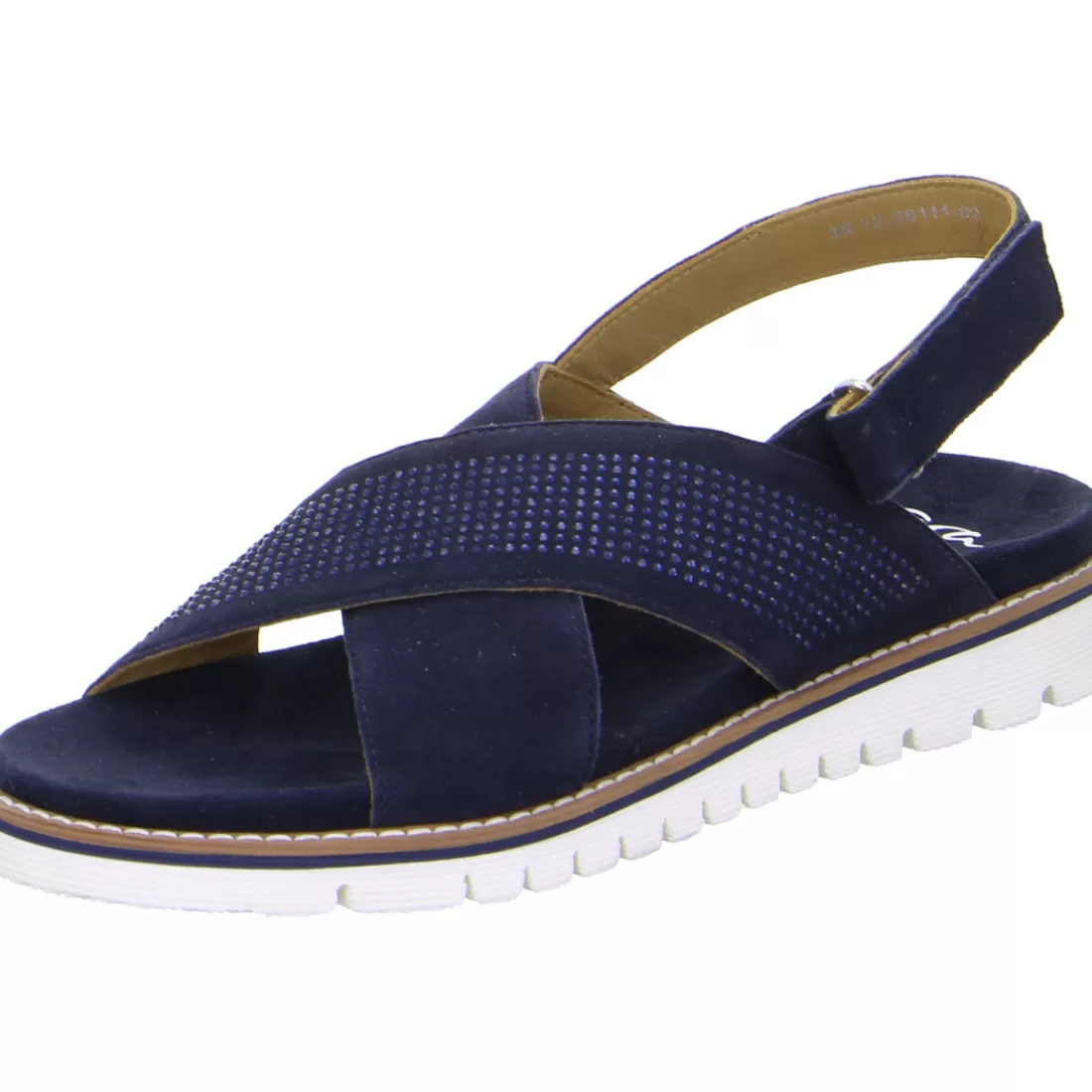 Trendfarben Sand + Dunkelblau | HighSoft<ara Shoes Sandale Kent-Sport blau