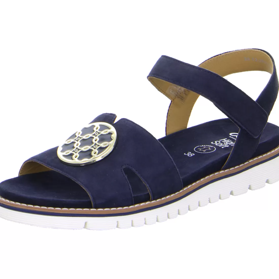 Trendfarben Sand + Dunkelblau | HighSoft<ara Shoes Sandale Kent-Sport blau