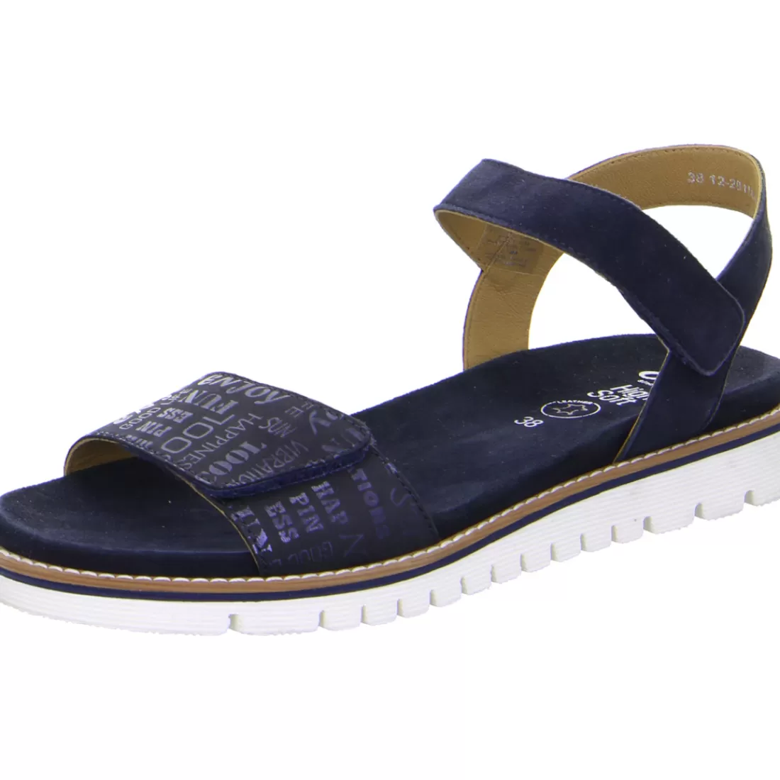 Trendfarben Sand + Dunkelblau | HighSoft<ara Shoes Sandale Kent-Sport blau