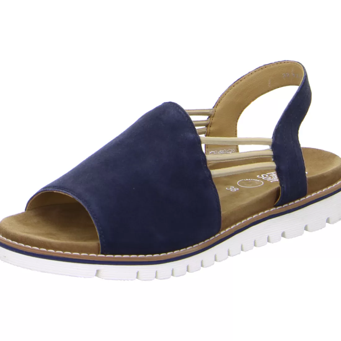 Trendfarben Sand + Dunkelblau | HighSoft<ara Shoes Sandale Kent-Sport blau