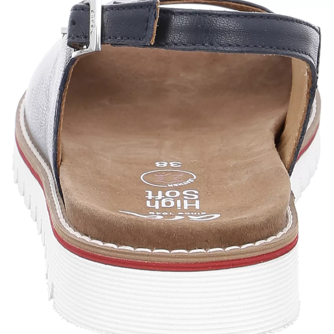 Trendfarben Sand + Dunkelblau | HighSoft<ara Shoes Sandale Kent-Sport blau