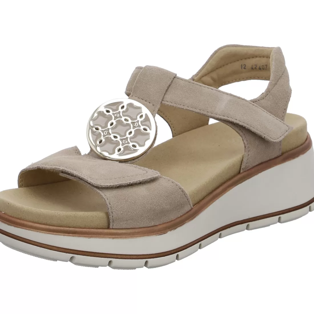 Trendfarben Sand + Dunkelblau | Mehrweite<ara Shoes Sandale Sapporo sand beige