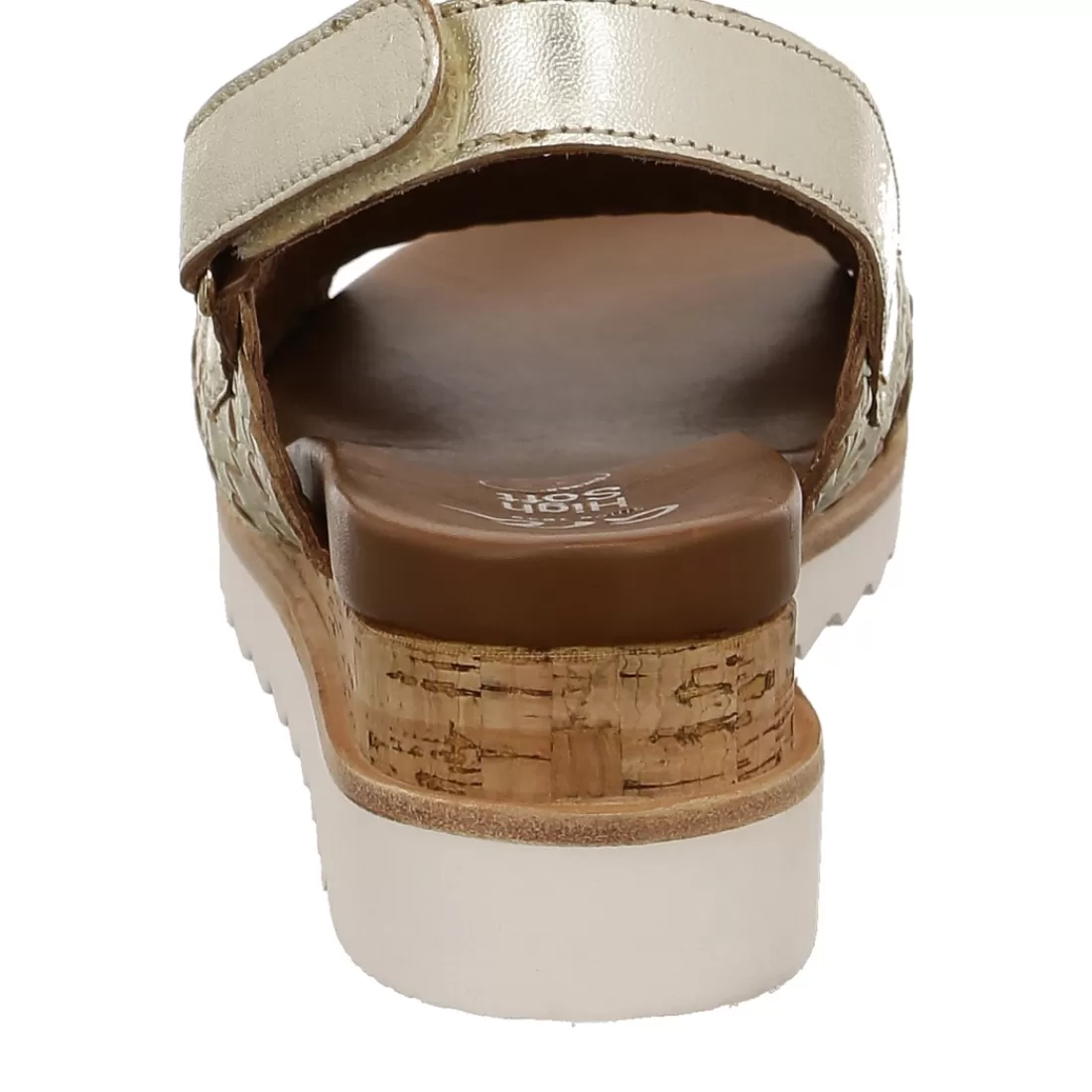 Kork-Modelle | HighSoft<ara Shoes Sandale Valencia platin beige