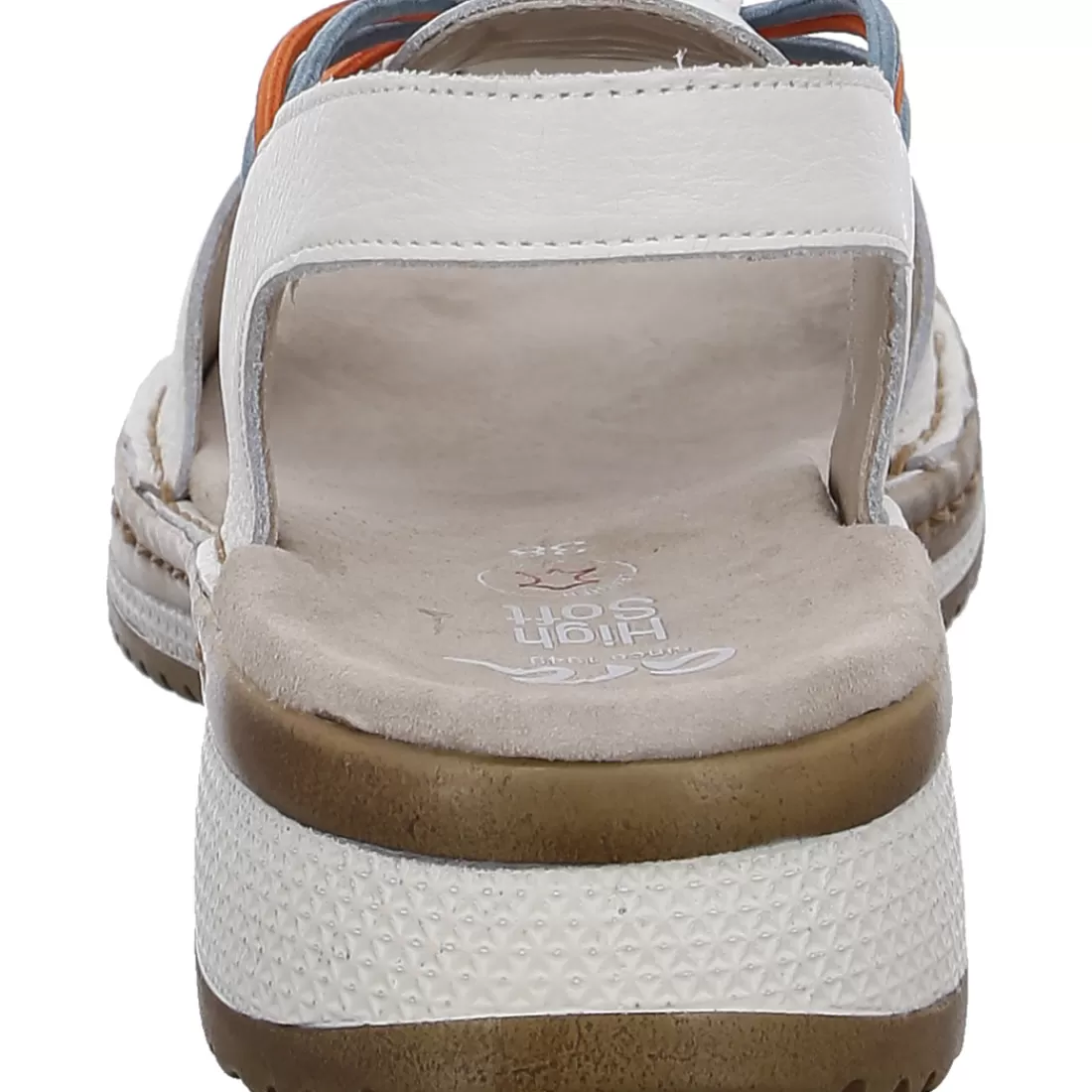 Cognac and Cream | HighSoft<ara Shoes Sandalette Hawaii cream offwhite