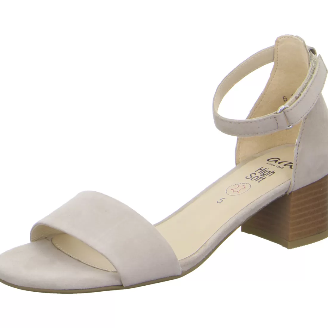 Trendfarben Sand + Dunkelblau | Mehrweite<ara Shoes Sandalette Prato sand beige