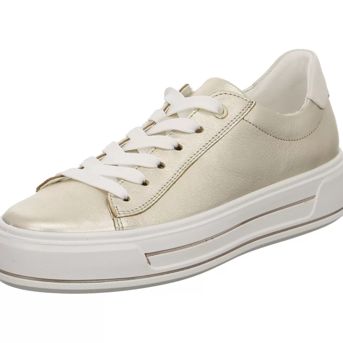 Mehrweite | HighSoft<ara Shoes Schnürer Canberra platin beige