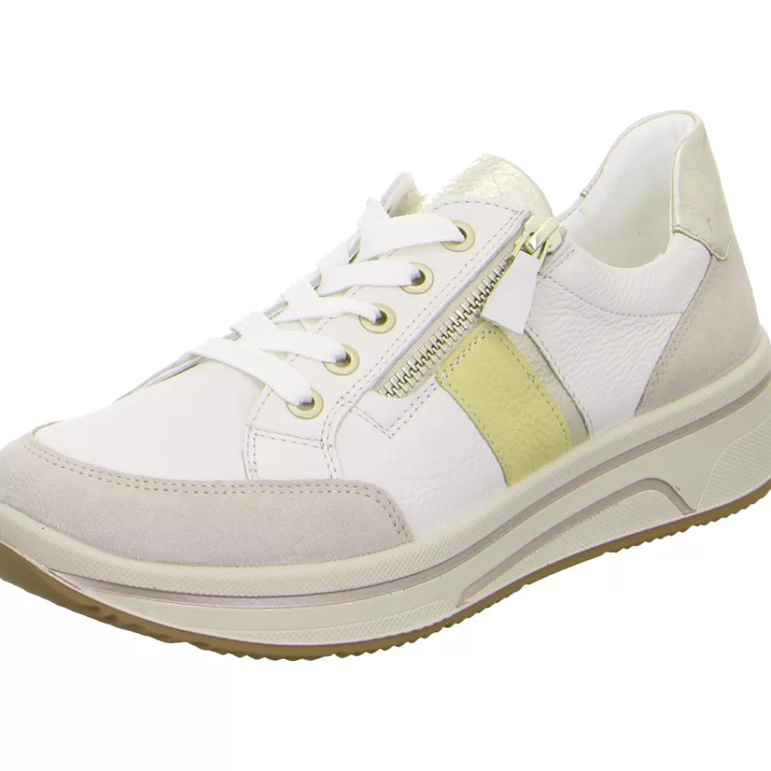 Mehrweite | HighSoft<ara Shoes Schnürer Sapporo cream-kombi offwhite