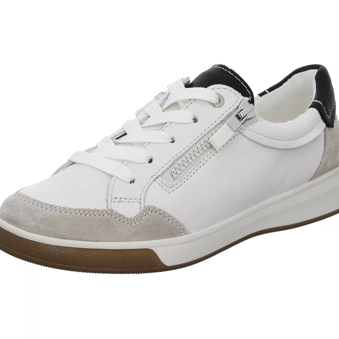 Cognac and Cream | HighSoft<ara Shoes Schnürschuh Rom shell cream offwhite