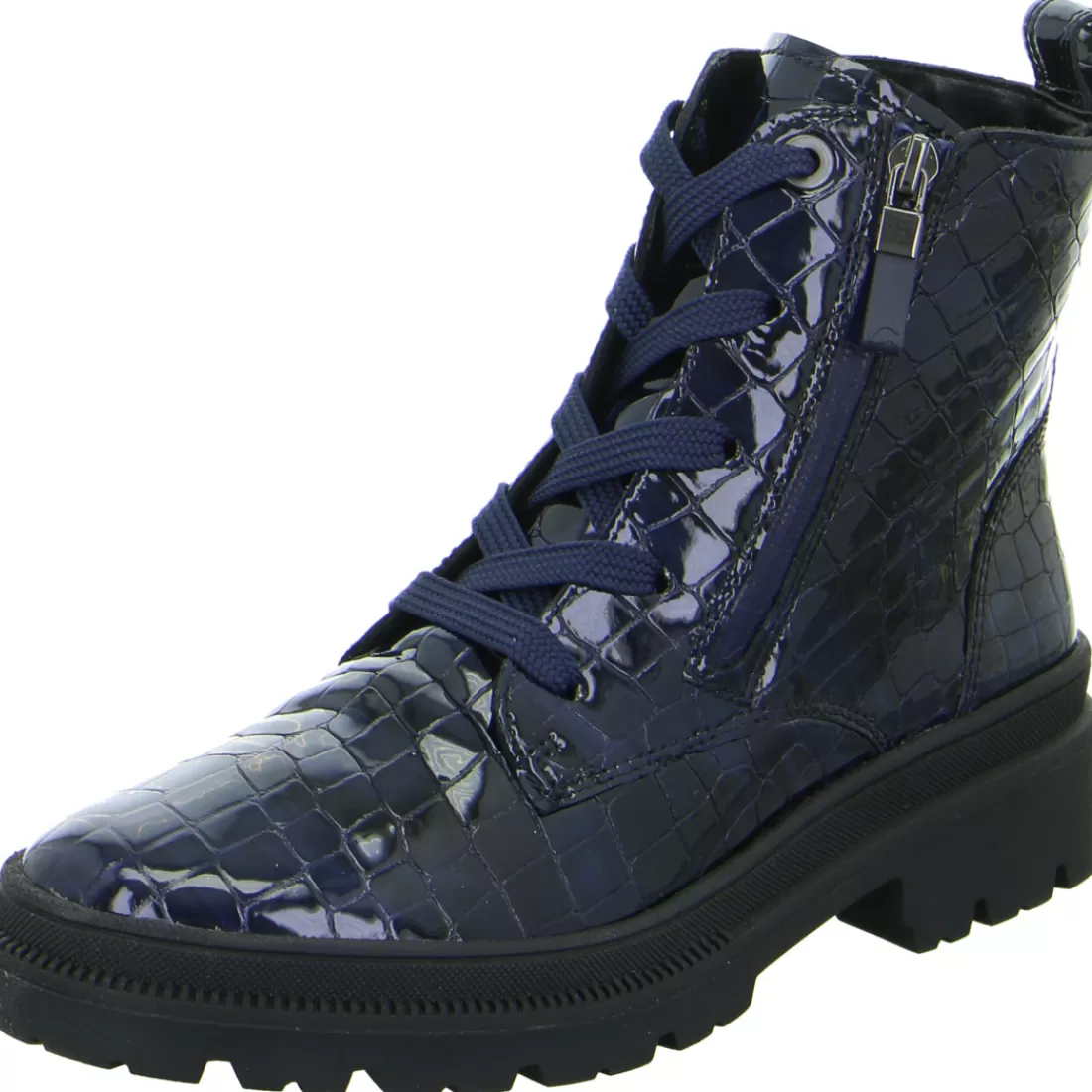 Stiefel | Stiefeletten<ara Shoes Schnürstiefelette Dover midnight blau