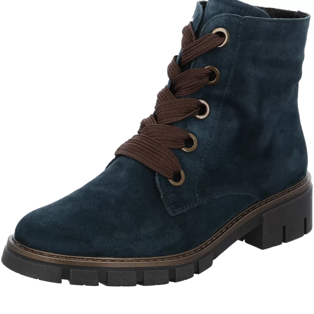 Warmfutter | Stiefeletten<ara Shoes Schnürstiefelette Dover peacock grün