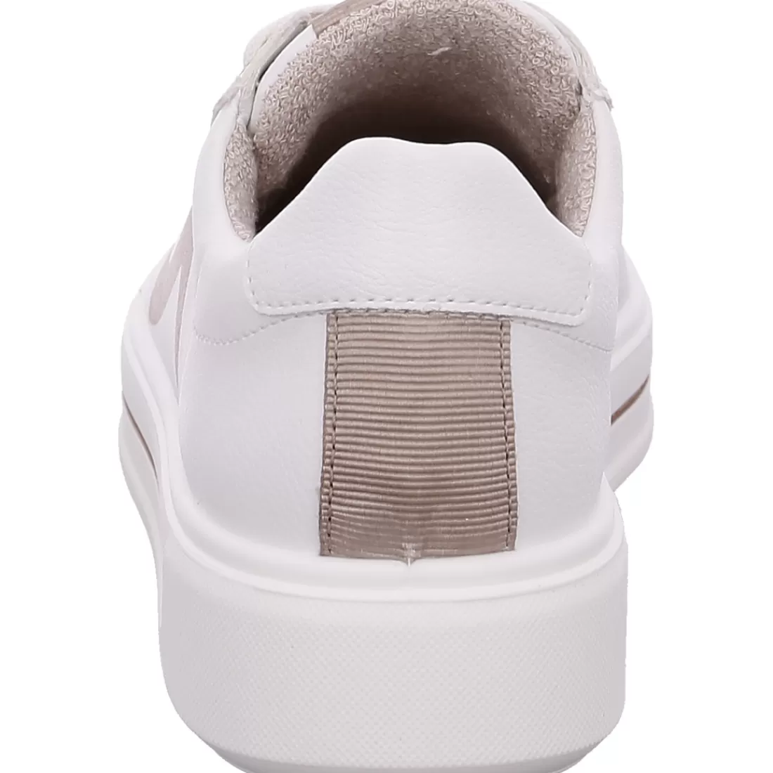 Pastelltöne | Trendfarben Sand + Dunkelblau<ara Shoes Sneaker Courtyard white sand weiß