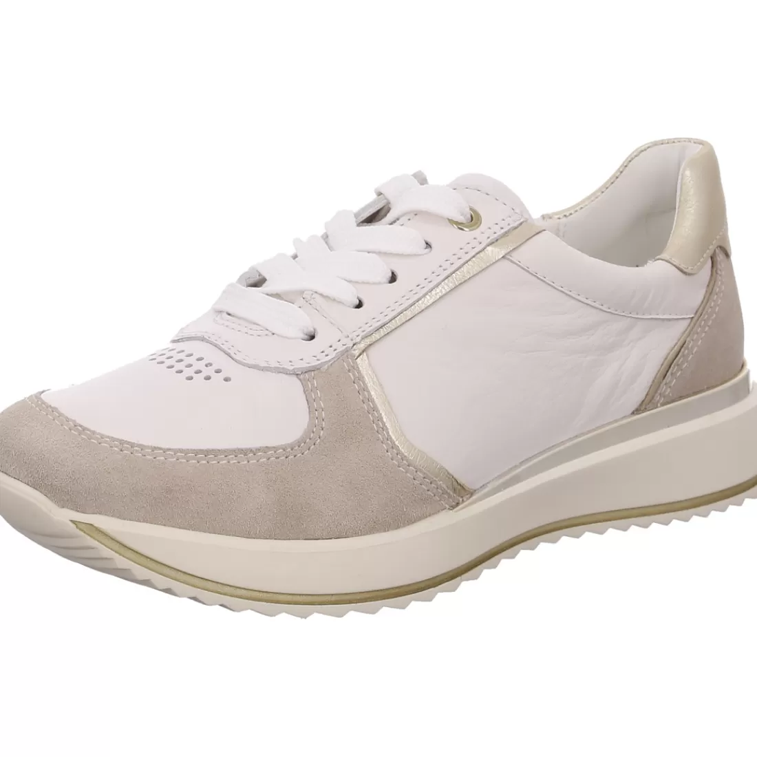 Pastelltöne | Cognac and Cream<ara Shoes Sneaker Las Vegas cream offwhite