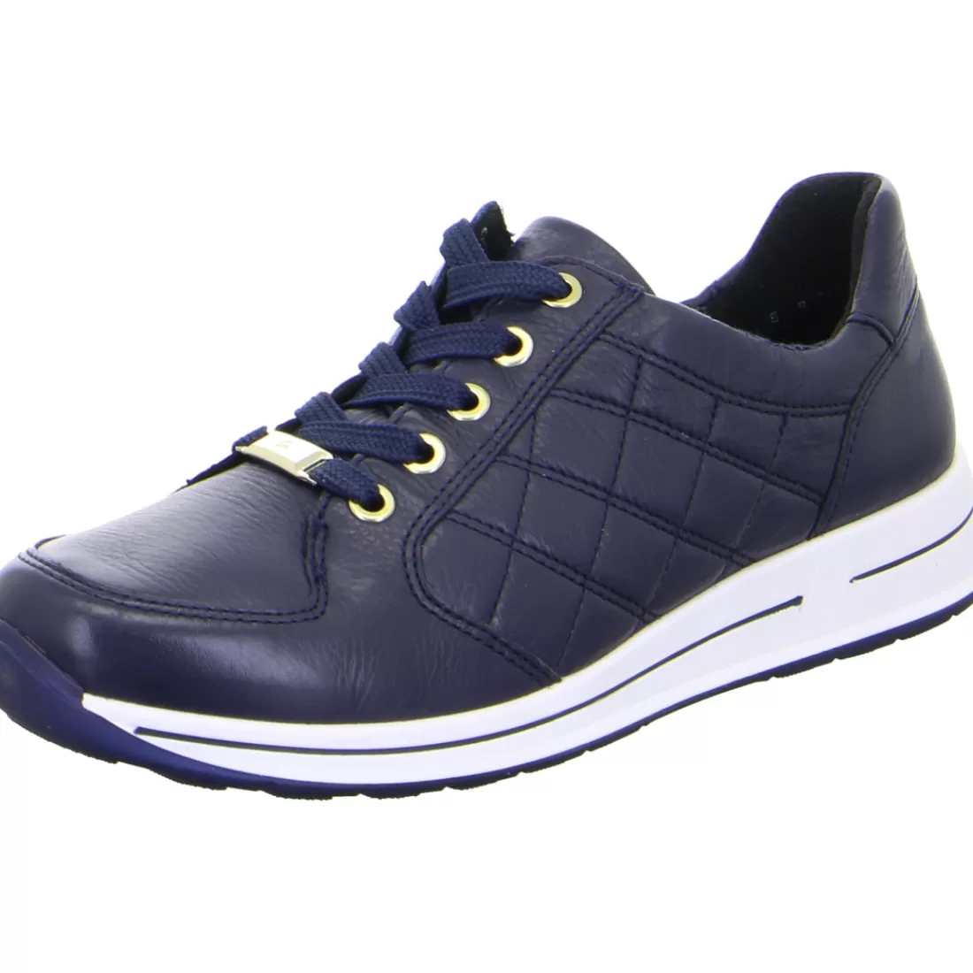 Trendfarben Sand + Dunkelblau | Mehrweite<ara Shoes Sneaker Osaka blau