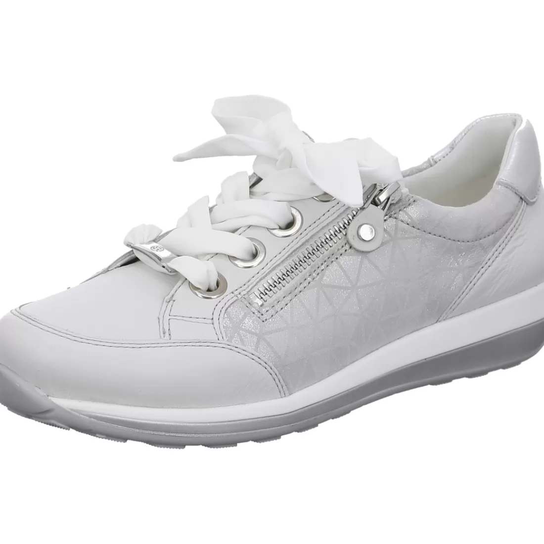 Mehrweite | HighSoft<ara Shoes Sneaker Osaka nebbia silber offwhite