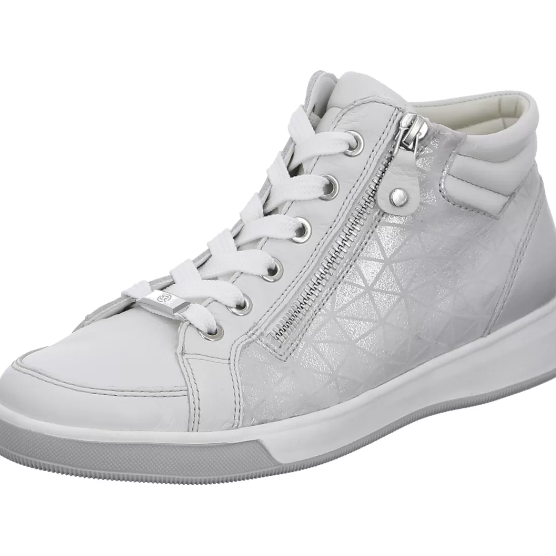 HighSoft | Schnürer<ara Shoes Sneaker Rom nebbia silber offwhite