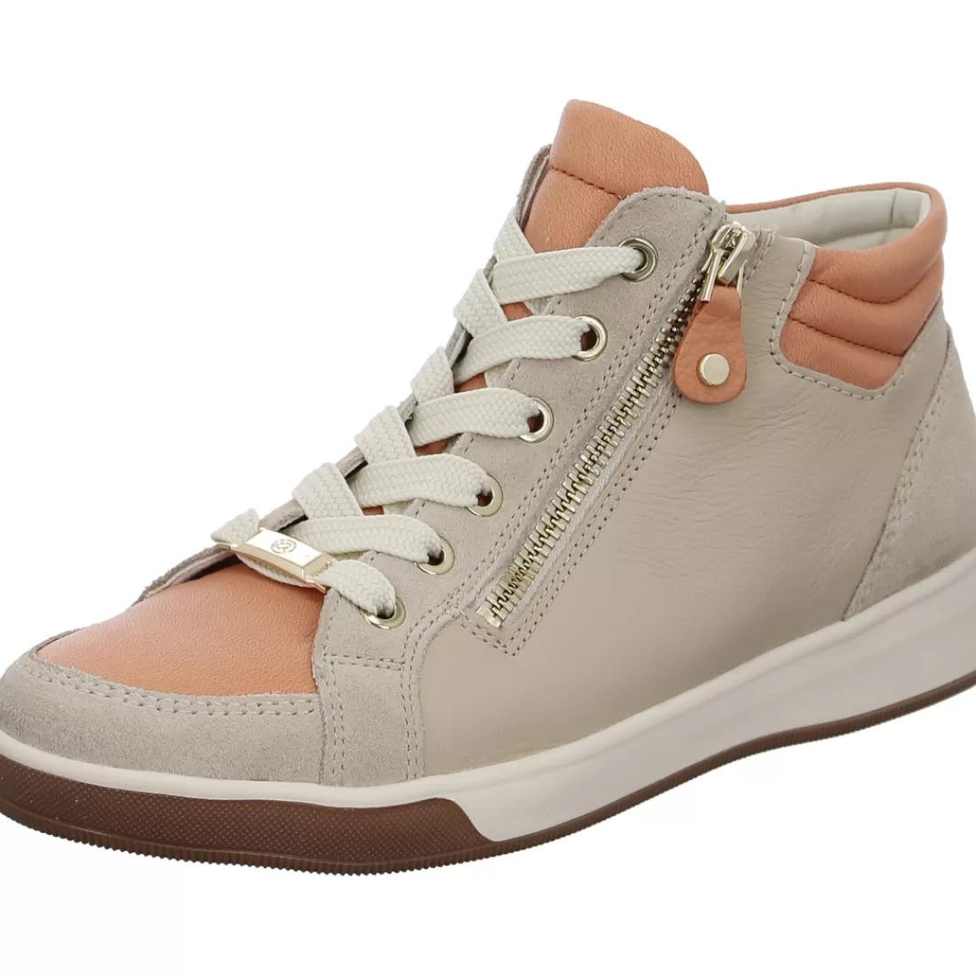 HighSoft | Schnürer<ara Shoes Sneaker Rom shell peach beige