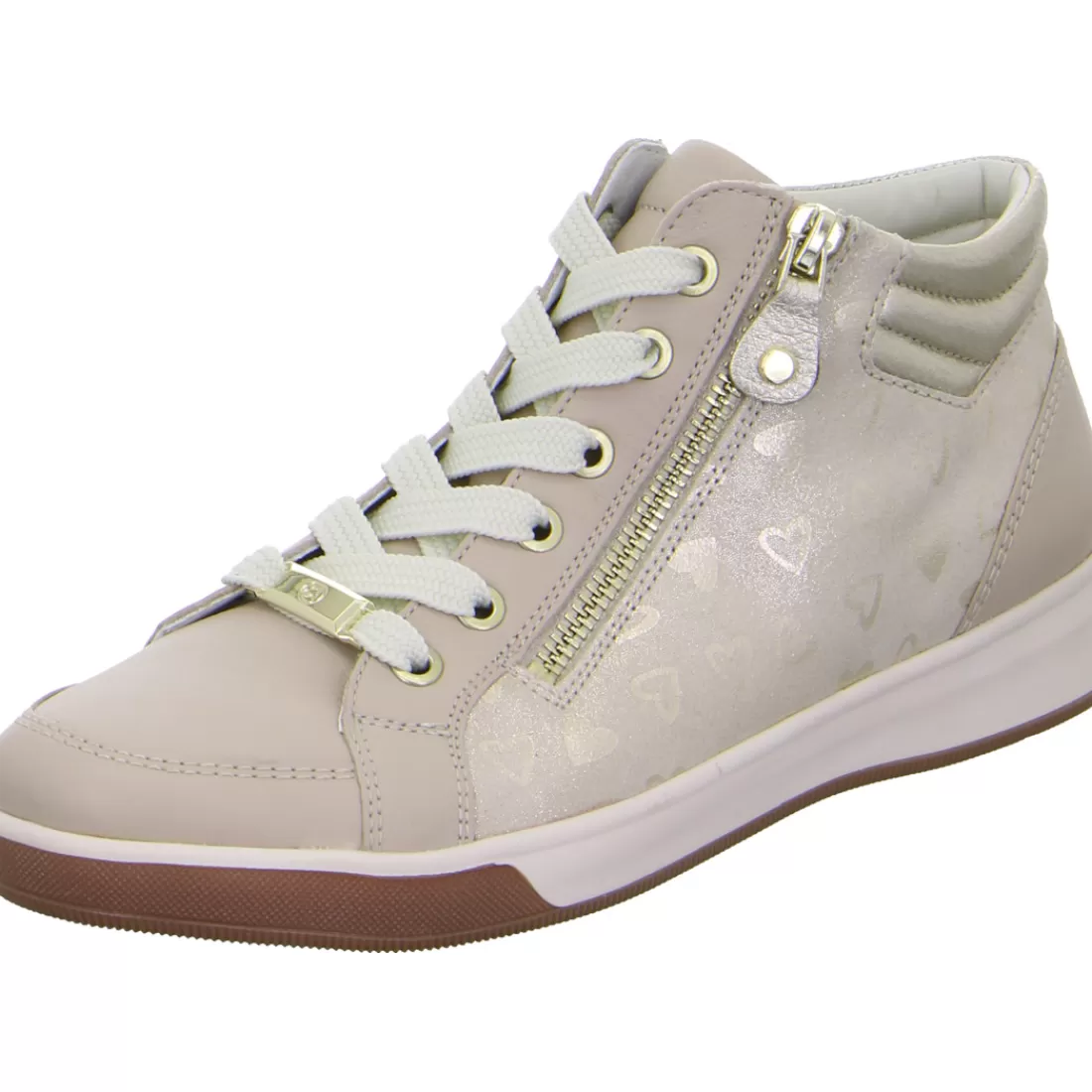 HighSoft | Schnürer<ara Shoes Sneaker Rom shell platin beige