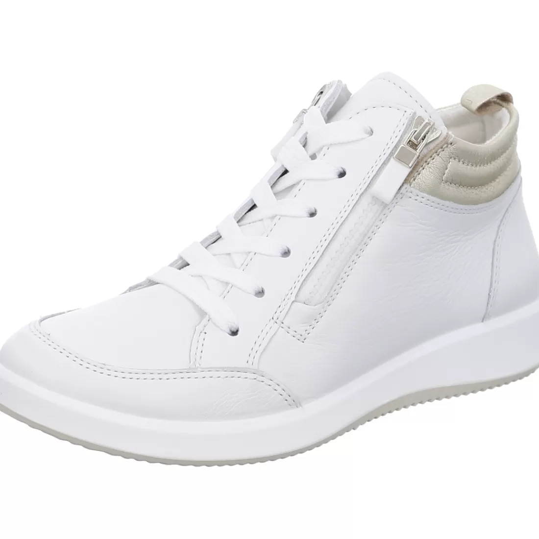 Mehrweite | HighSoft<ara Shoes Sneaker Roma platin weiß