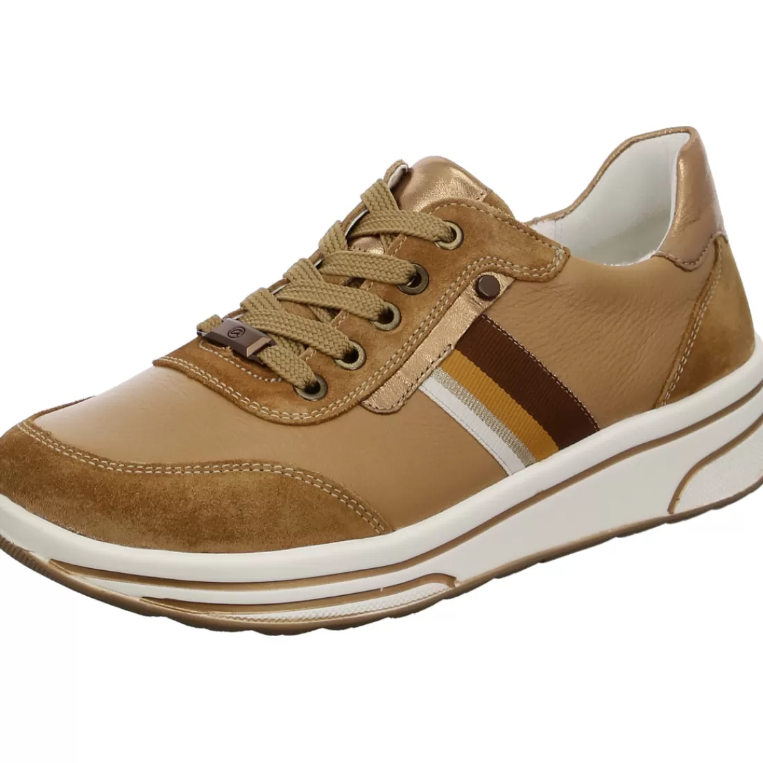 Mehrweite | HighSoft<ara Shoes Sneaker Sapporo caramel braun