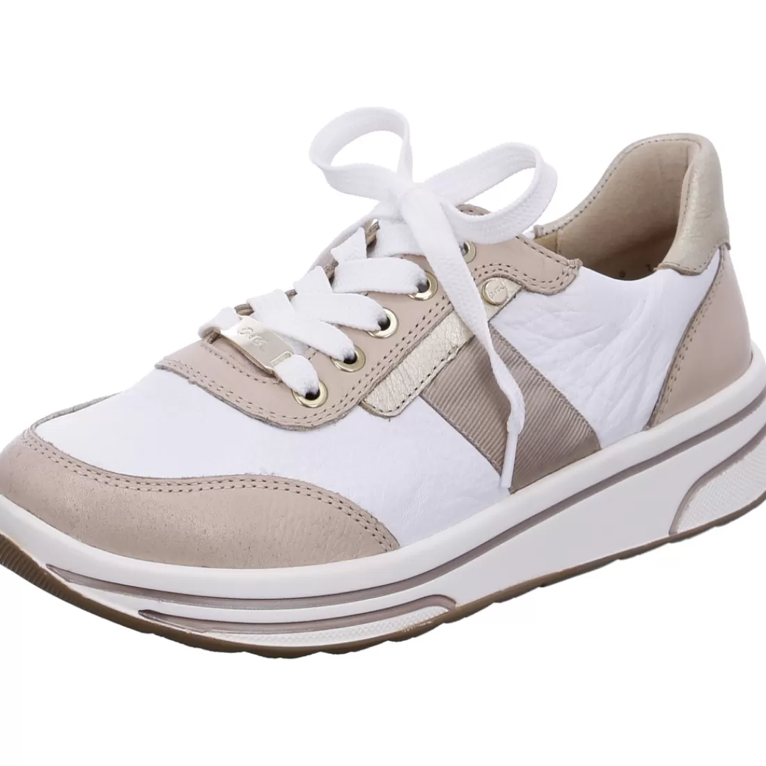 Mehrweite | Schnürer<ara Shoes Sneaker Sapporo nude weiß beige