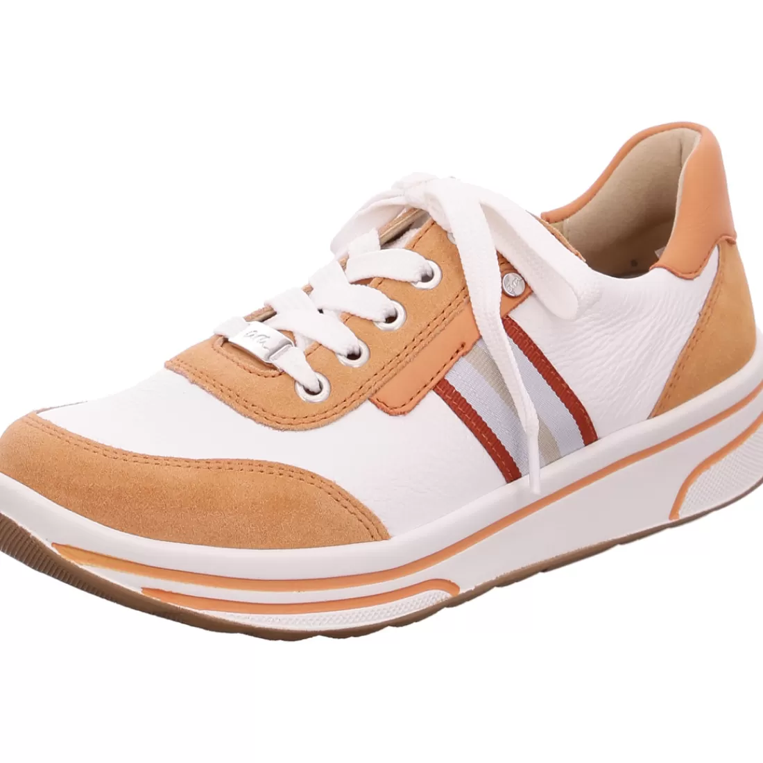 Mehrweite | Schnürer<ara Shoes Sneaker Sapporo peach weiß