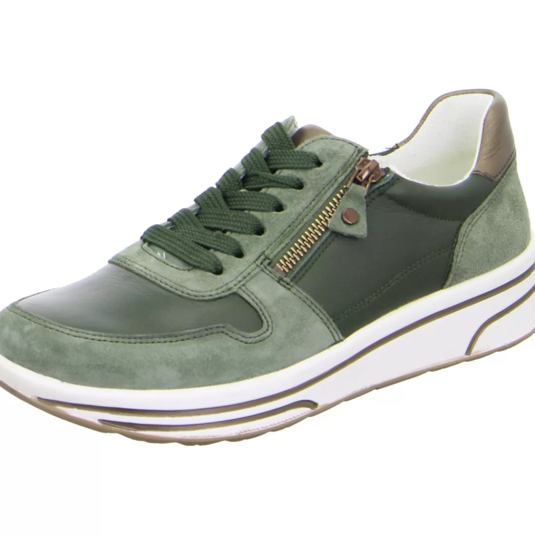 HighSoft | Schnürer<ara Shoes Sneaker Sapporo thyme grün