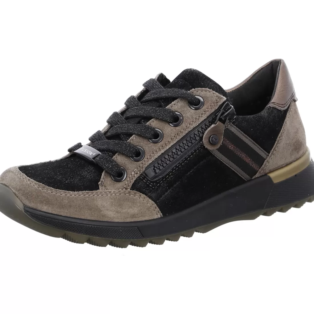 Fusion4 | Schnürer<ara Shoes Sneaker Venice taiga schwarz