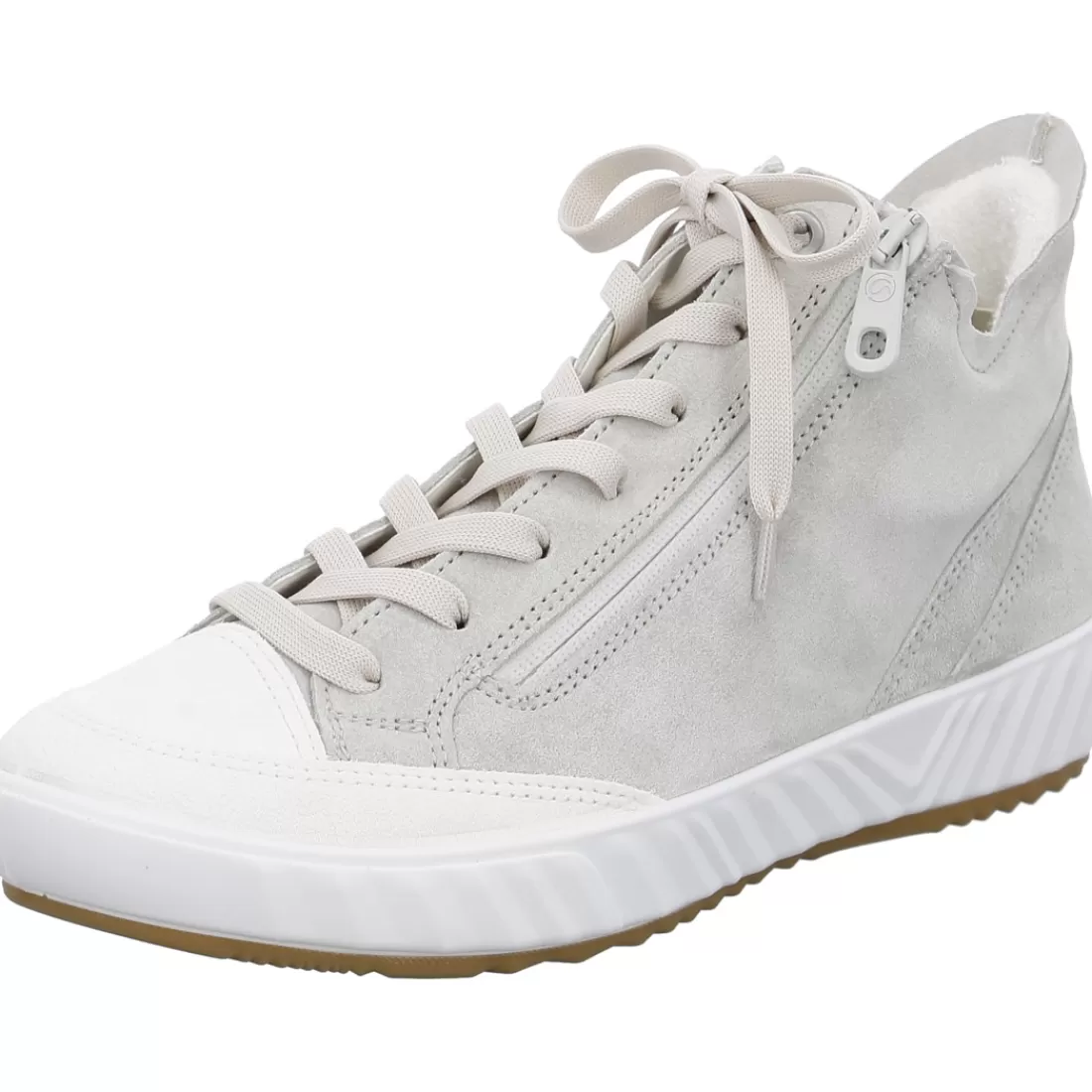 ara a-round | Sneaker<ara Shoes Stiefelette Avio bianco kalk grau