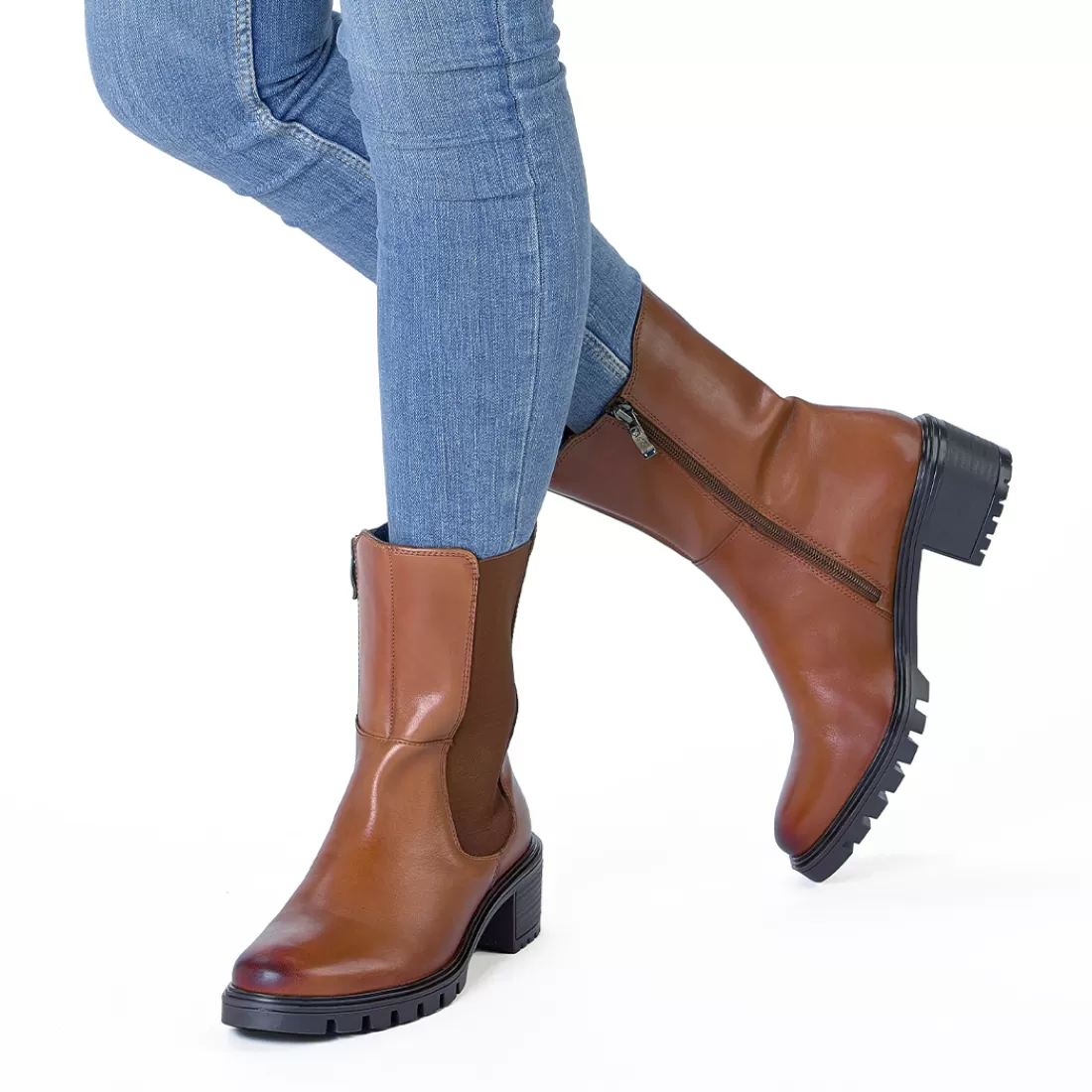 HighSoft | Stiefel<ara Shoes Stiefelette Denver cognac braun